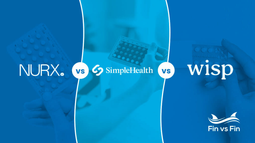 nurx-vs-simplehealth-vs-wisp - which is best